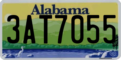 AL license plate 3AT7055