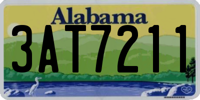 AL license plate 3AT7211