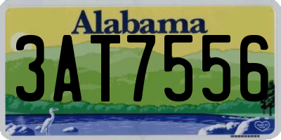 AL license plate 3AT7556