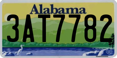 AL license plate 3AT7782