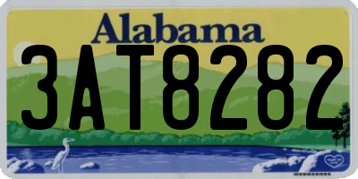 AL license plate 3AT8282