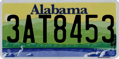 AL license plate 3AT8453