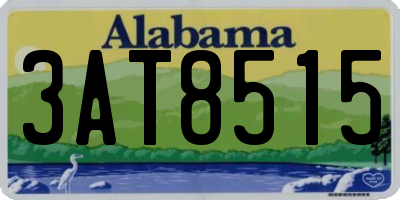 AL license plate 3AT8515