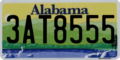 AL license plate 3AT8555