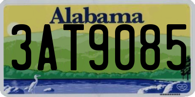 AL license plate 3AT9085
