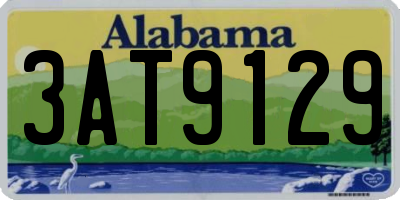 AL license plate 3AT9129