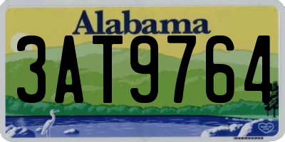 AL license plate 3AT9764