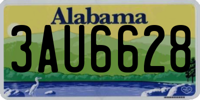AL license plate 3AU6628