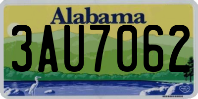 AL license plate 3AU7062