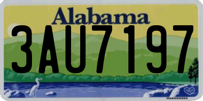AL license plate 3AU7197