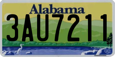 AL license plate 3AU7211