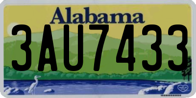 AL license plate 3AU7433