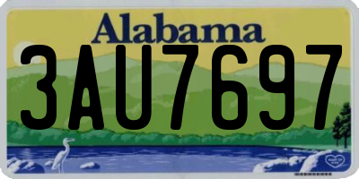 AL license plate 3AU7697