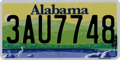 AL license plate 3AU7748