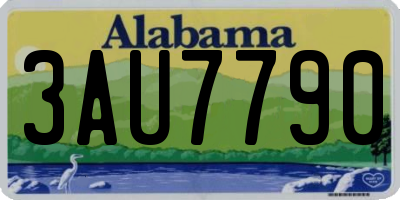 AL license plate 3AU7790