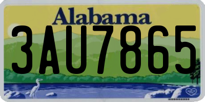 AL license plate 3AU7865