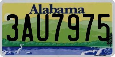 AL license plate 3AU7975