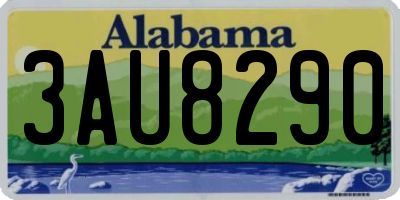 AL license plate 3AU8290