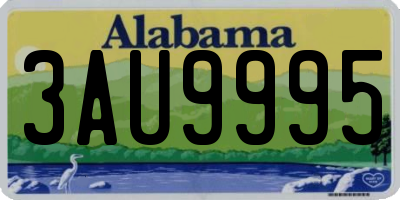 AL license plate 3AU9995