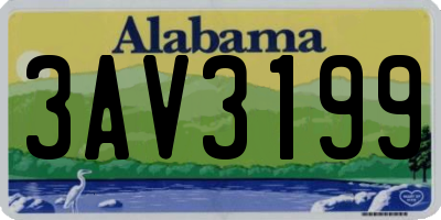 AL license plate 3AV3199