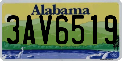AL license plate 3AV6519