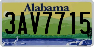 AL license plate 3AV7715