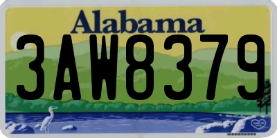 AL license plate 3AW8379