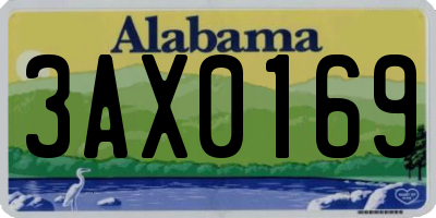 AL license plate 3AX0169