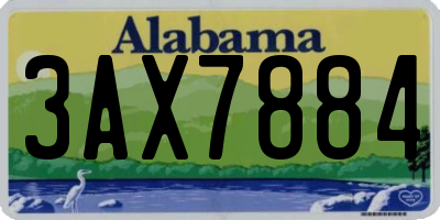 AL license plate 3AX7884