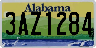 AL license plate 3AZ1284