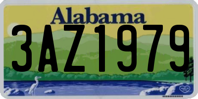 AL license plate 3AZ1979