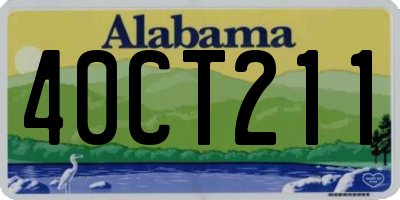 AL license plate 40CT211