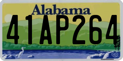 AL license plate 41AP264