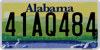 AL license plate 41AQ484