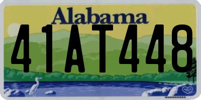 AL license plate 41AT448