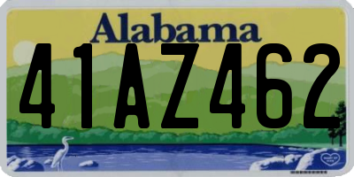 AL license plate 41AZ462