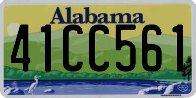 AL license plate 41CC561