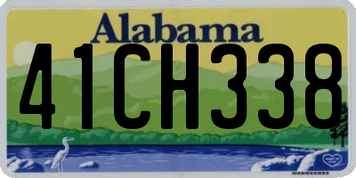 AL license plate 41CH338