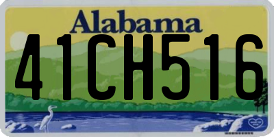 AL license plate 41CH516