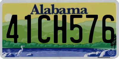 AL license plate 41CH576