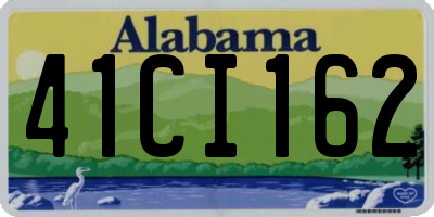 AL license plate 41CI162