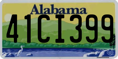 AL license plate 41CI399