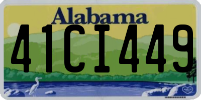 AL license plate 41CI449