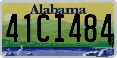AL license plate 41CI484