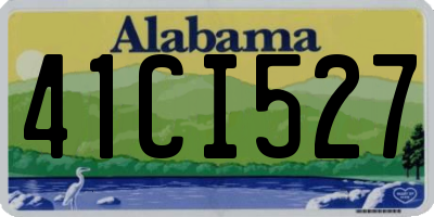 AL license plate 41CI527