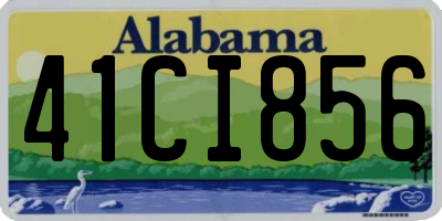 AL license plate 41CI856