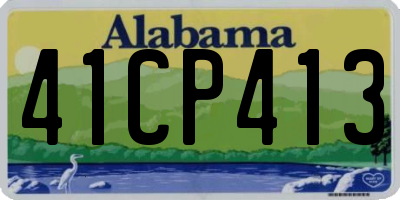 AL license plate 41CP413