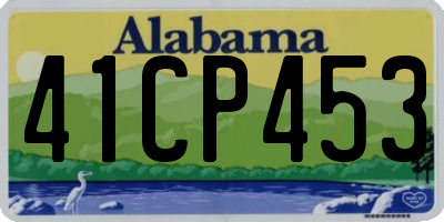 AL license plate 41CP453