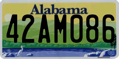 AL license plate 42AM086