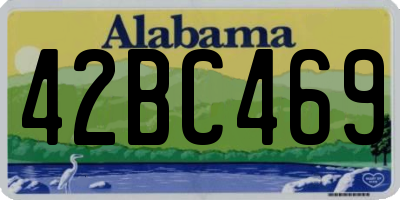 AL license plate 42BC469